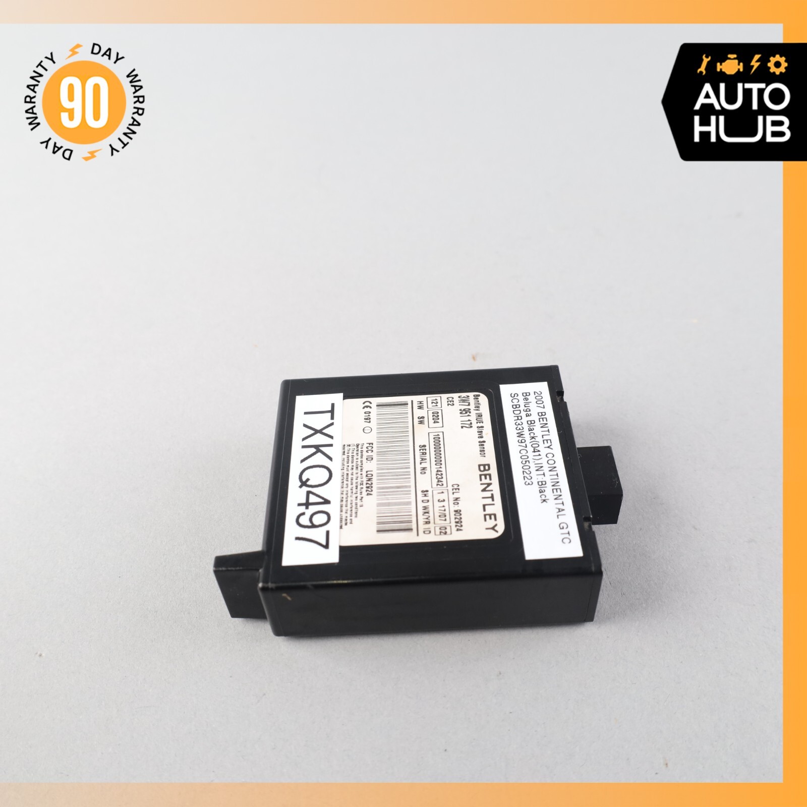 07-18 Bentley Continental GTC Anti Theft Alarm Movement Module OEM 62k