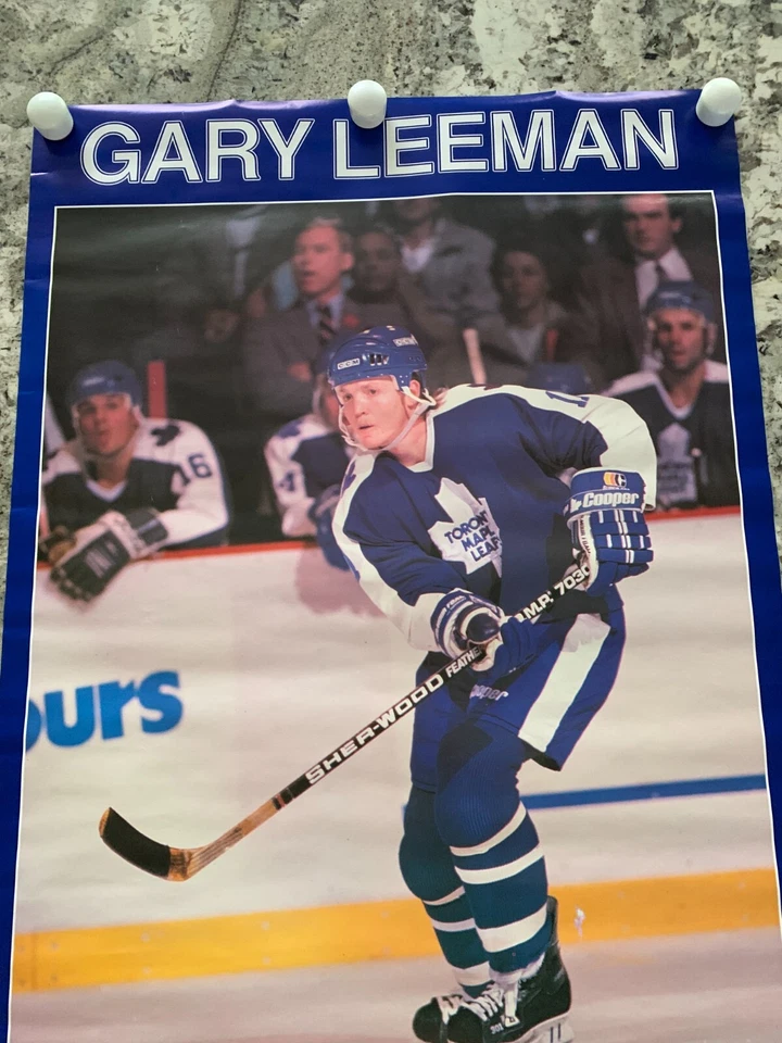 1990M Gary Leeman Toronto Maple Leafs NHL Hockey Star 22.5X34.5 Poster Starline - Image 2 of 4