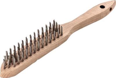 LESSMANN 100041 Handbürste  Länge 290 mm 0,35 mm Stahldraht Besatzlänge 140 mm 4