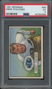 1951 Bowman #96 Ernie Stautner PSA 5 (FB01)