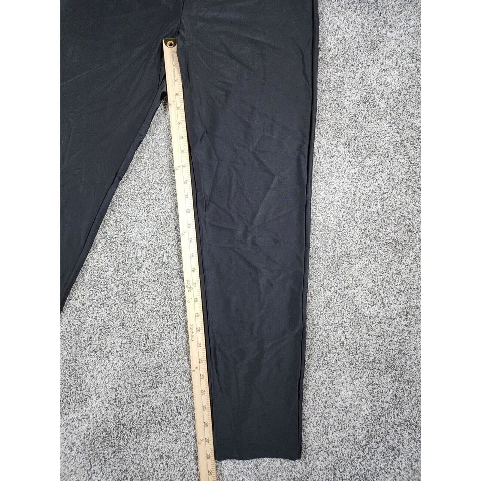 Leggings al tobillo ajustados cintura elástica para mujer talla 3XL negros Foto 3 de 4