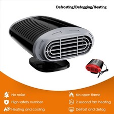 2in1 Portable Car Heater for Vehicle 12V Defroster Windshield Defogger Heat Cool
