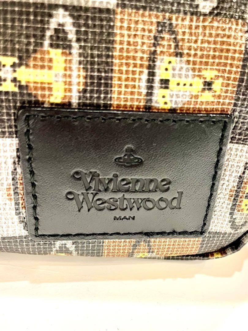 Vivienne Westwood ボディバック　オーブ 総柄　金具　PVC Vivienne Westwood Orb Pattern Body Bag Waist Pouch PVC From Japan