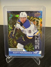 SCOTT PERUNOVICH 2021-22 Upper Deck Ice Sub Zero GOLD Rc #14/24
