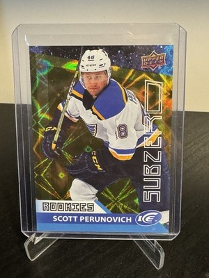 SCOTT PERUNOVICH 2021-22 Upper Deck Ice Sub Zero GOLD Rc #14/24
