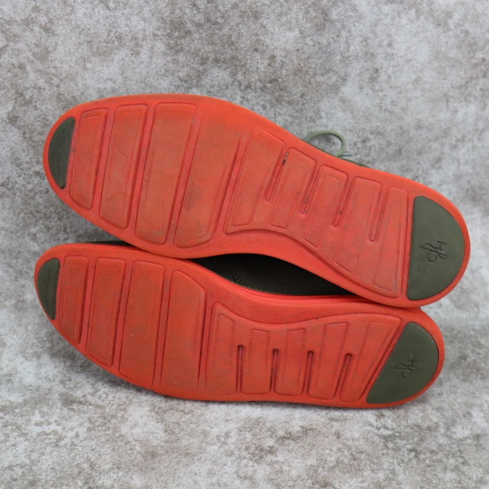 Cole Haan Lunargrand Chukka Boots Leather Gray Green Mens Size 8 M - Image 4 of 4