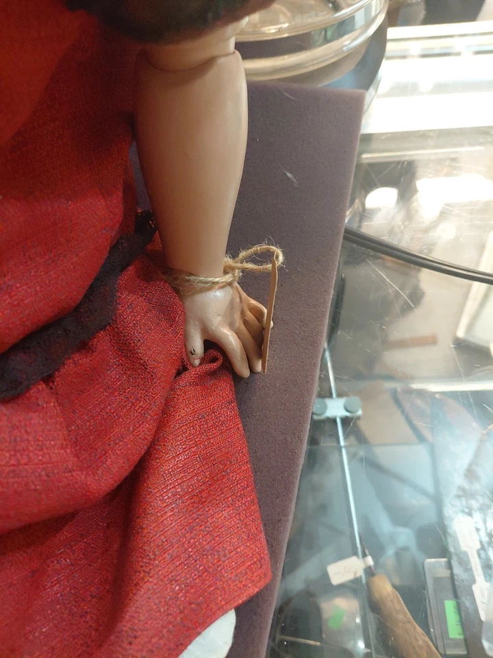 German Doll 1903 Bisque 24 " Human Hair - Image 4 of 4