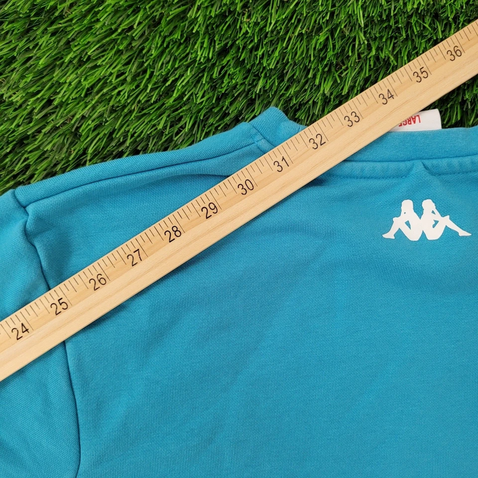 Sudadera Kappa-Omini Mujer Grande 21x26 Azul Turquesa Foto 4 de 4