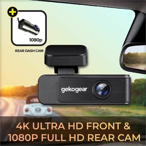 GekoGear Orbit 410 Dual Channel 4K Front and 1080P Rear Dash Cam - Picture 3 of 9