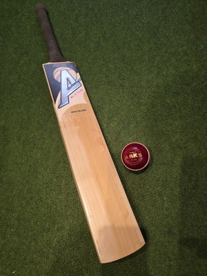Arks SILVER: Grade 2 English Willow Cricketschläger, 1175 g großer leistungsstarker Pingschläger 
