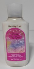 Bath Body Works Pink Tie Dye Body Lotion 8 Ounce