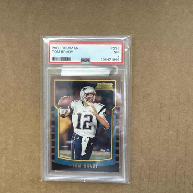 Tom Brady 2000 Bowman Bowman