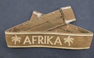 German WWII Army Heer AFRIKA Korps Enlisted Man’s Cuff Title Original Heer