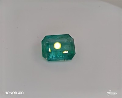 Natural Colombian Emerald 3.66ct Octagonal Cut Minor Enhancement IGA Certified