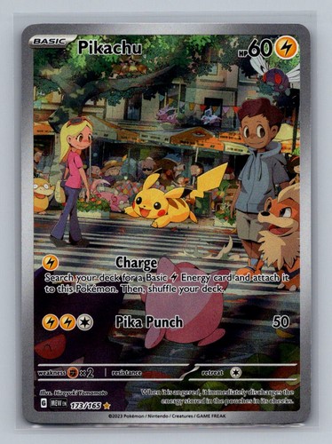 Pokemon Pikachu Holo Illustration Rare SV: Scarlet & Violet 151 173/165 NM