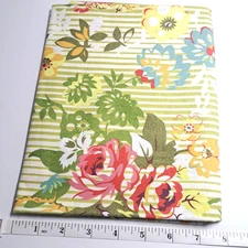 Moda Hello Luscious Quilt Fabric 1yd remnant BasicGrey Green Floral