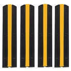 FAHKNS FLOOR CORD COVER HEAVY DUTY 18000 LBS LOADING CAPACITY 4 PACK BUMP-167725