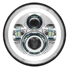   7 Inch LED Halomaker  Headlight - Daymaker Replacement Compatible with Harl...