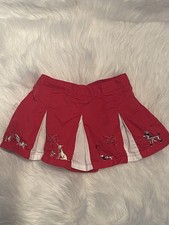 VINTAGE GYMBOREE HOMETOWN PARADE PUPPY CHEERLEADER SKORT 18-24 MONTHS 4TH JULY