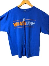 Whatamav Tshirt Whataburger Dallas Maverick Size XL Blue Breakfast Basketball