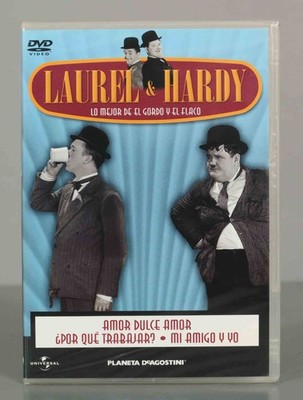 DVD. LAUREL AND HARDY. AMOR DULCE AMOR - ¿POR QUE TRABAJAR? - MI 