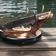 Vintage Ipc Collectible Knife ,this Is A Knife .display Bears Nice Knife / Stand