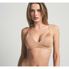 NEW SKIMS Wireless Form T-Shirt Demi Bra Ochre 34D NWT