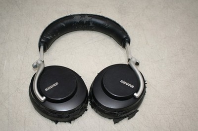 Shure Aonic 50 Wireless Noise Canceling Stereo Over Ear Headset Black Worn Pads