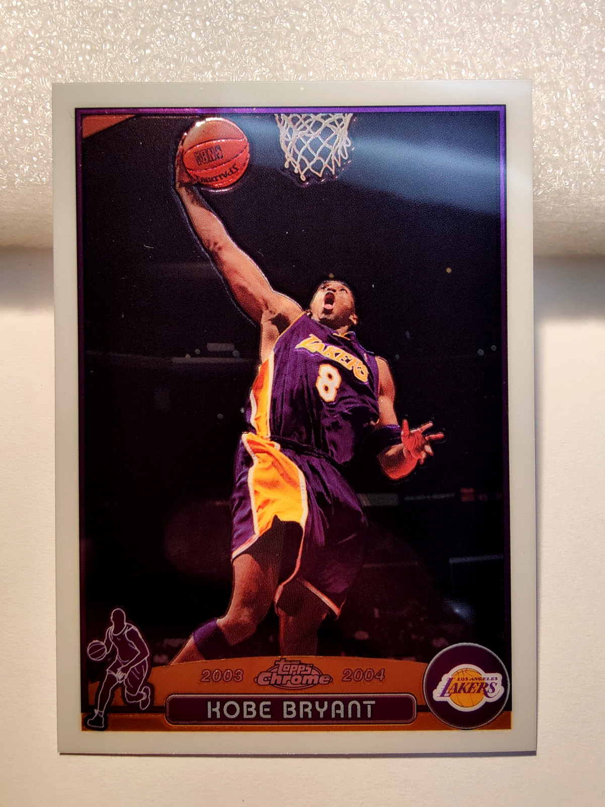 2003-04 TOPPS CHROME KOBE BRYANT #36 LOS ANGELES LAKERS