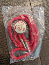 Coke Bolo Tie - Rare Coca Cola Collectable Enjoy Coke Cork Bottle Cap