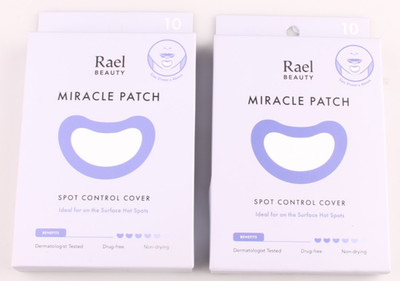Lot of 2 Rael Beauty Miracle Patch Spot Control Cover 10 Per Box (20 Total) NIB
