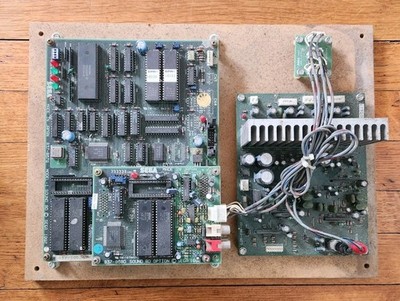 SEGA Virtua Fighter Model-1 Sound PCB with Amplifier Board Arcade UNTESTED AS IS