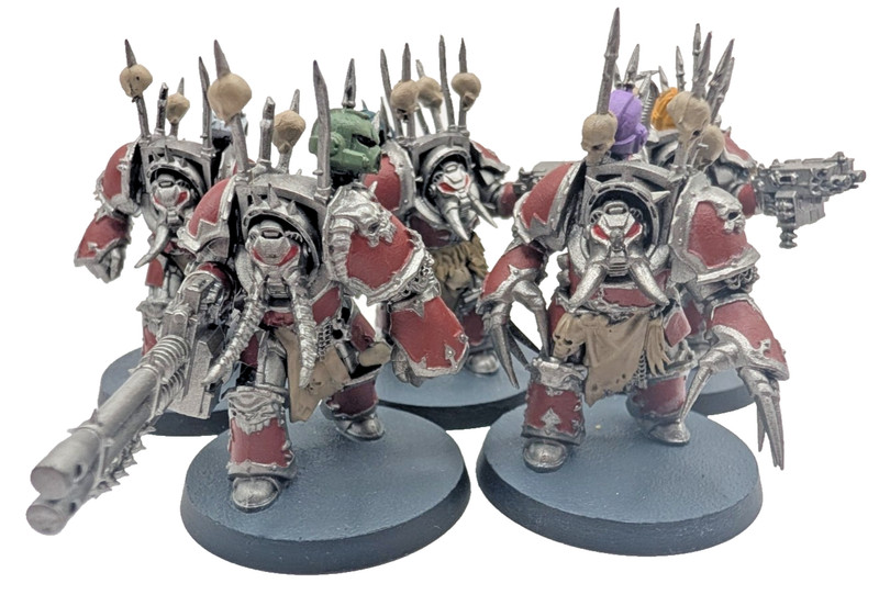 Warhammer 40k Chaos Space Marines Terminator Squad Primed Word Bearers GW 40 k
