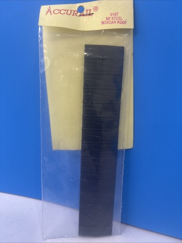 Accurail escala HO 0107 50' techo de acero para vagón de carga, pieza detallada sin pintar, nuevo de colección | Zustand: New