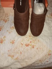 Easy Spirit Women's Traveltime Mule Medium Brown Size 9.5M.