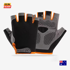 Gym Fingerless Gloves for Men Women Fitness Bodybuilding Cycling Anti-Slip