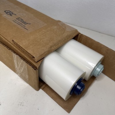 GBC EZload Lamination Roll Film 3000052EZ 12  x 100  Blue Ends 2 Rolls Open Box