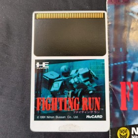 Fighting Run NEC PC Engine TurboGrafx-16 PCE game and Manual set, Working, Japan