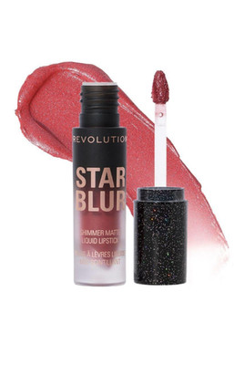 Revolution Star Blur Shimmer Matte Liquid Lipstick Farbe Moonlit Rose