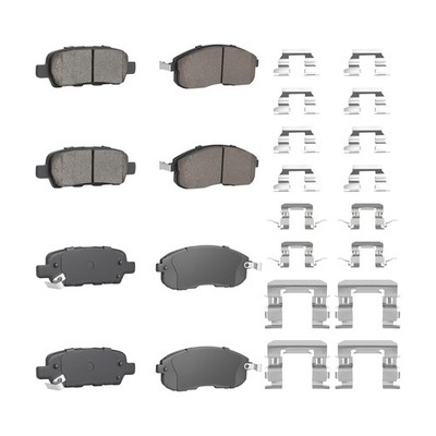 Front and Rear Ceramic Brake Pads Kit For Nissan Sentra Altima Juke INFINITI 8pc