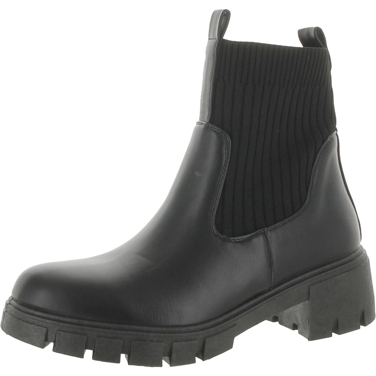 Разыскиваемые женские ботильоны с черным носком на молнии, размер 7,5 (B,M) BHFO 7185