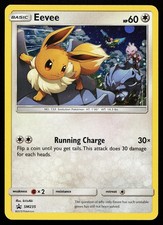 Carta Pokemon promozionale Eevee SM235 Holo Sole e Luna