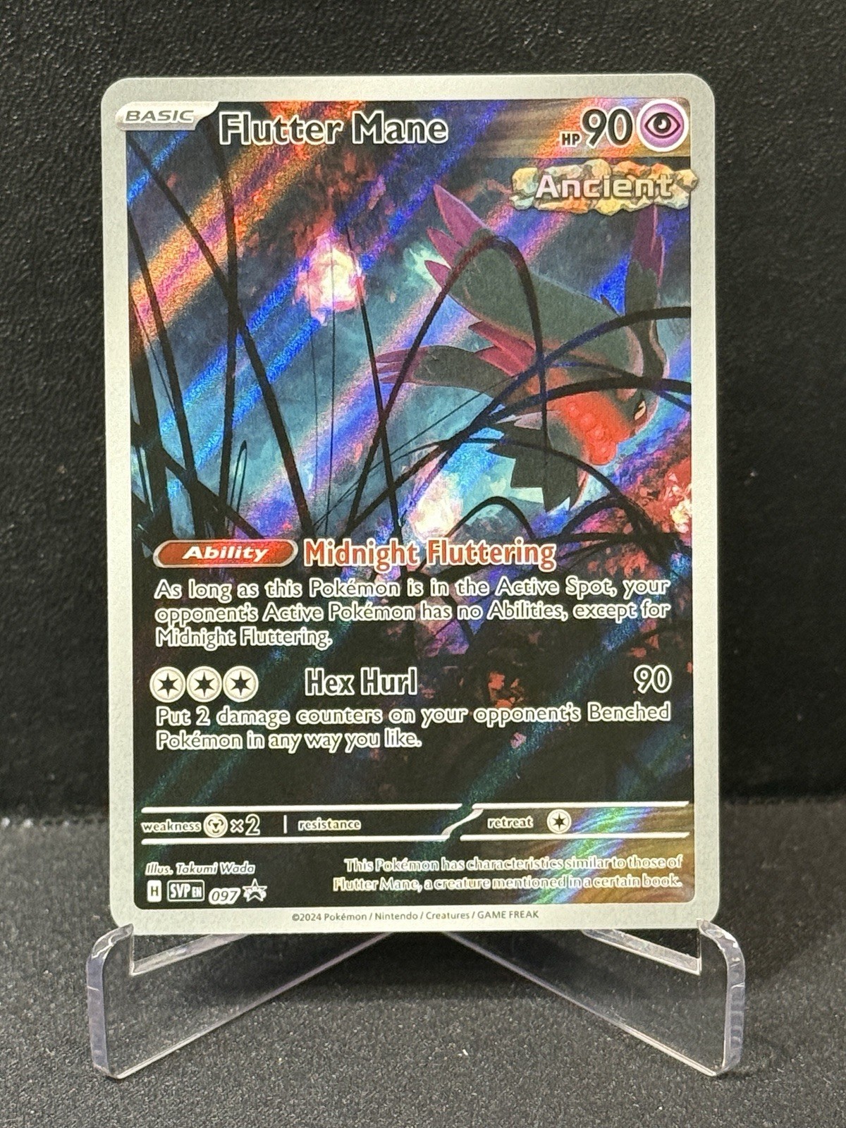 Flutter Mane SVP 097 (Black Star Promo) Scarlet & Violet Near Mint