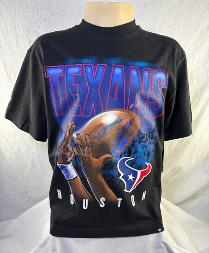 '47 Houston Texans Football Bull's Head Logo NFL Team Apparel T Shirt Men's Sz M