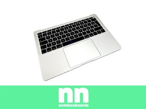 MacBook Air 13" A1932 2018 2019 Topcase AZERTY Französische Tastatur Silber