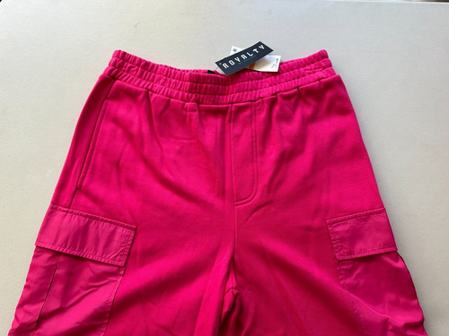 Royalty by Maluma Herren Relaxed-Fit Mixed-Media 9-1/2 Utility Shorts Fuchsia-2XL - Bild 6 von 13