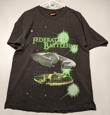 Star Wars Episode 1 Trade Federation Battleship Shirt Size Large Black