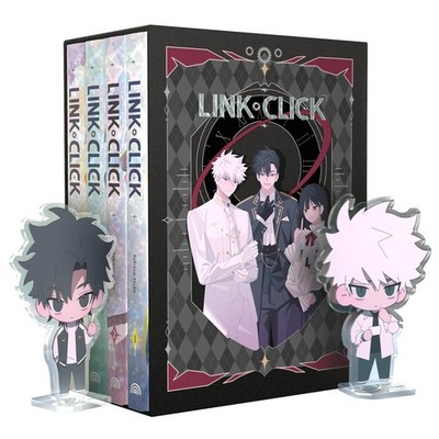 LINK CLICK VOLS. 1-4 IN SLIPCASE COLLECTOR'S EDITION WITH 2 ACRYLIC F... Li Haol