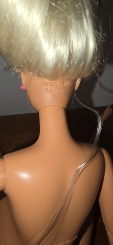 Vintage Mattel Barbie Puppe blonde Haare nackter Gelenkkörper 11,5 cm 76 Kopf 93 - Bild 4 von 10