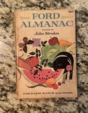 The Ford 1962 Almanac Edited By John Strong Klimesh Motor Sales Calmar, IA
